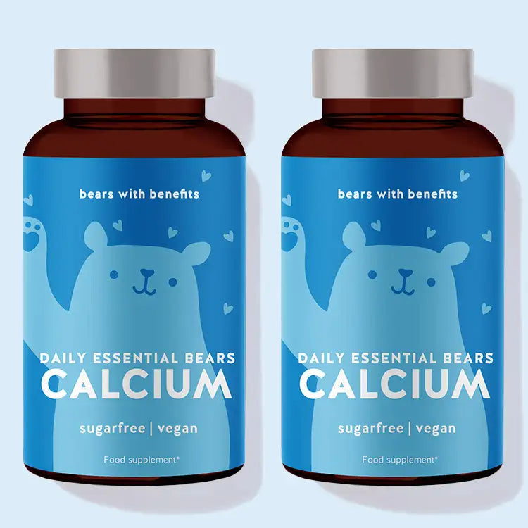 1-month treatment of Calcium daily essential vitamins for muscle growth and bone health maintenance.