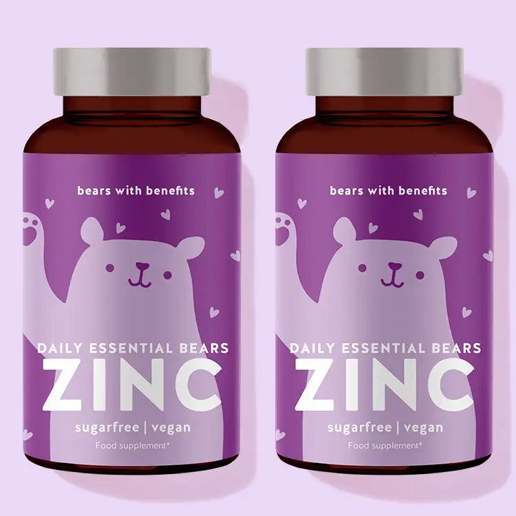 1.5-month treatment of Zinc daily essential vitamins for hair, skin and nails. 